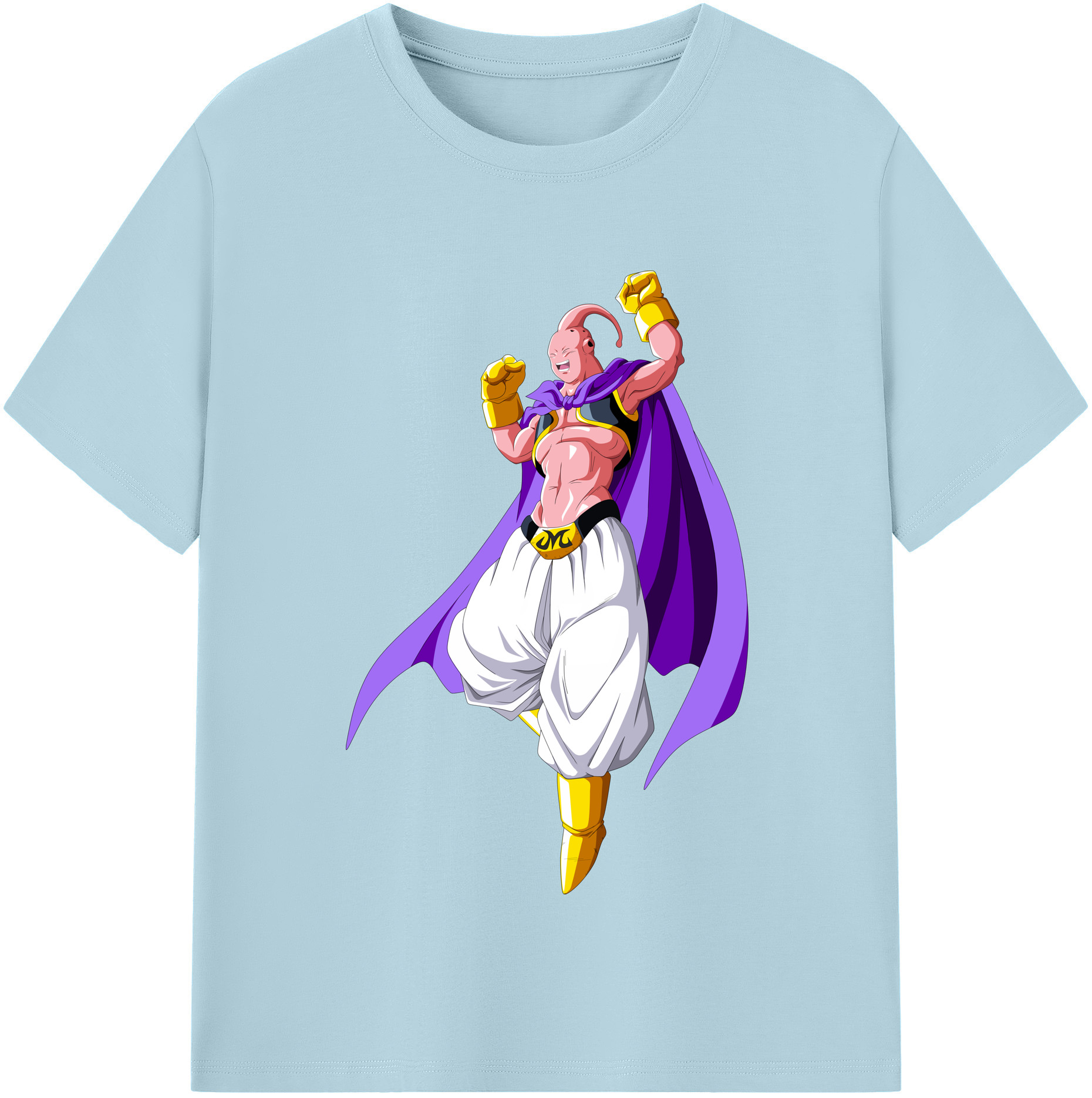 （画像用） ドラゴンボール 魔人ブウ DRAGON BALL Majin Buu 綿100％半袖Tシャツ（フロントプリント）